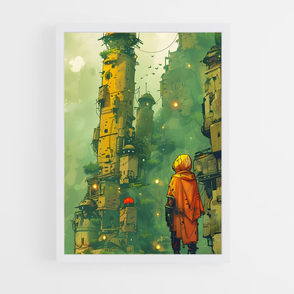 Poster L'Horizon Étoilé – affiche Art spatial (vue 3)